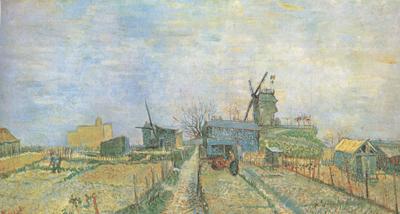 Vincent Van Gogh Vegetable Garden in Montmartre (nn04) oil painting picture